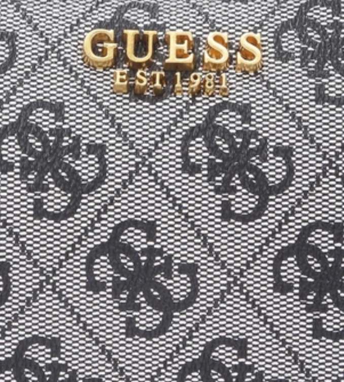 GUESS Black Zadie Logo Shoulder Bag