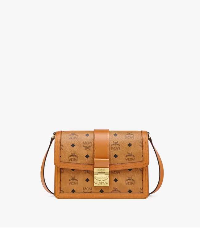 MCM TRACY SHOULDER BAG IN VISETOS