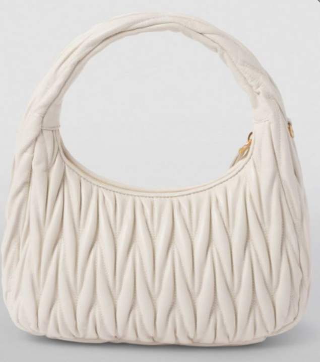 MIU MIU Nappa Leather Wander Top-Handle Bag