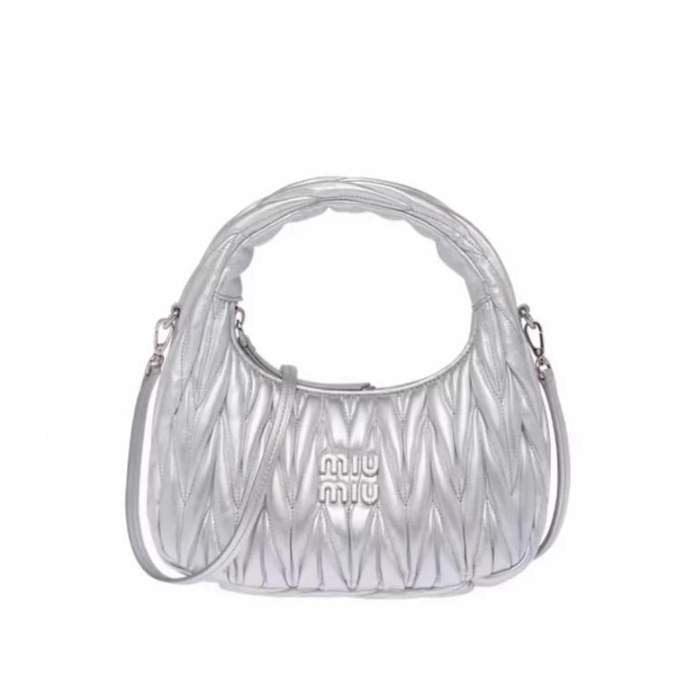 MIU MIU Nappa Leather Wander Top-Handle Bag