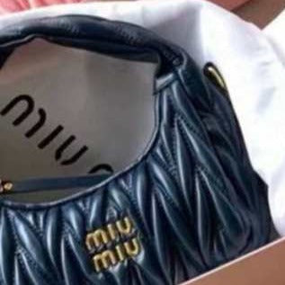 MIU MIU Nappa Leather Wander Top-Handle Bag